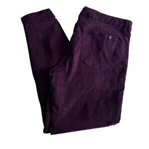 Joe’s Jeans burgundy skinny jeans